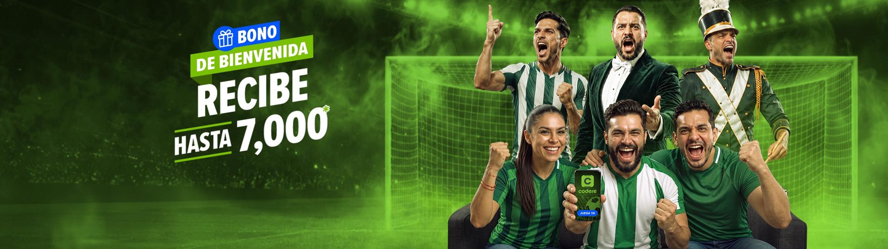 Bono de bienvenida: recibe hasta 7,000 FD para apostar en Liga MX.